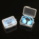 Silicone Ear Plugs Sound Insulation Anti Noise Sleeping Earplugs (Blue) Newly