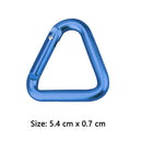 #A 1pc Triangle Carabiner Lightweight Outdoor Aluminum Alloy Mountaineering Buck