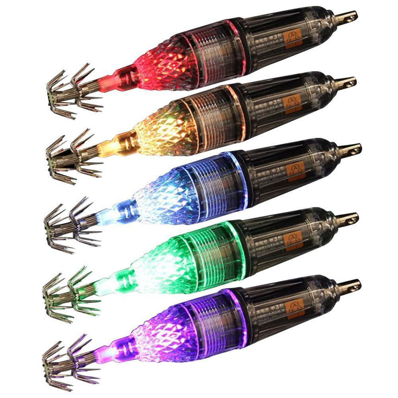 Squid Lure Lamp Fishing Squid Octopus Cuttle Attracting Light (Colorful)