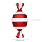 #A 15cm Painted Candy Pendant PVC Portable Reusable Christmas Tree Hanging Orn