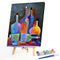 Oil Paint By Numbers Bottle Frameless Picture Craft Kit for Room Decoration