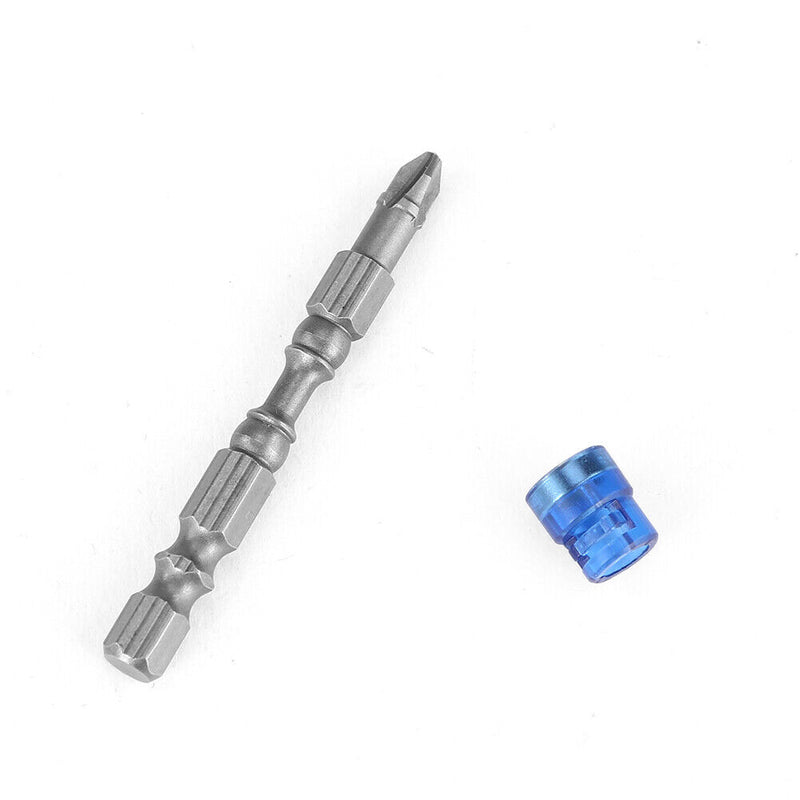 1/4 inch Hex Shank S2 Steel PH2 Magnetic Electric Screwdriver Bits (Blue) Newly