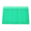 100pcs Disposable Cotton Swabs Tattoo Makeup Eyelash Tattoo Swabs(Green)