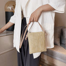 Straw Woven Women Shoulder Bag Summer Beach Vacation Lady Small Purses Handbag