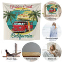 Multifunction Travel Scene Wall Tapestry Hanging Blanket Beach Camp Rug (1)