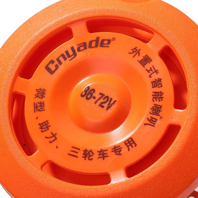 36v/48v/60v Universal Motorcycle Electric Horn Waterproof Round Loud Horns