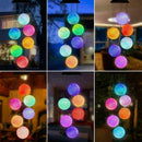 Colour Changing Hanging Wind Chimes Solar Powered LED Lights Outdoor Garden N8V7