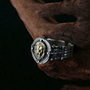 Men's Ring Carved Lion King Head Wider Ring's Fine Rings Open Gifts Fashion H4M3