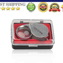 Mini 20 x 21mm Jeweler Loupe Eye Magnifier Magnifying Glass Triplet