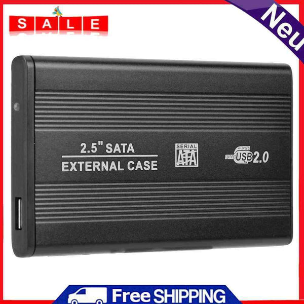 2.5 inch Hard Disk HHD Case Aluminum Alloy USB2.0 External Hard Disk Enclosure