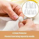 5xSoft Silicone Fingertip Protector Finger Guards Sleeves Cots Guitar Y6D5