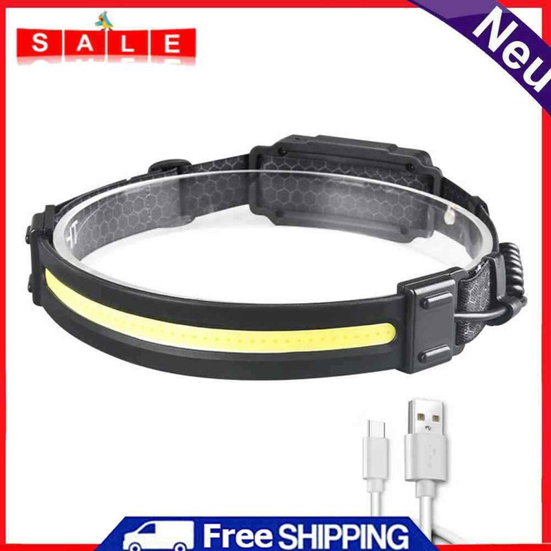 Hands-free Head Lamps Ip68 Waterproof Headlights Smart Sensing for Night (A)