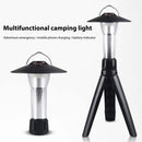 Magnetic Base Flashlight with Tripod Built-in Battery USB Camping Emergency Lamp
