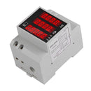 Digital Din Rail Active Power Factor Tester Electric Energy Ammeter Voltmeter