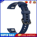 Silicone Wrist Strap Band w/Buckle for Huawei Honor Band 5/4 (Dark Blue)