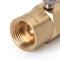 with Bleed Valve TR21-4 to W21.8-14 Cylinder Refill Adaptor For Sodastream