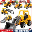 6pcs Mini Inertia Glide Engineering Car Boy Vehicle Excavator Dump Truck