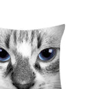 Cat Animal Pillowcase Sofa Bed Seat Home Living Room Linen Pillow Cover 45x45cm