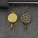 Anti-Lost Clip Metal Stationery Retractable Badge Holder Key Ring Lanyards