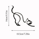 Art Cat Decoration Cat Sculpture Art Sculpture Abstract Line Ornament