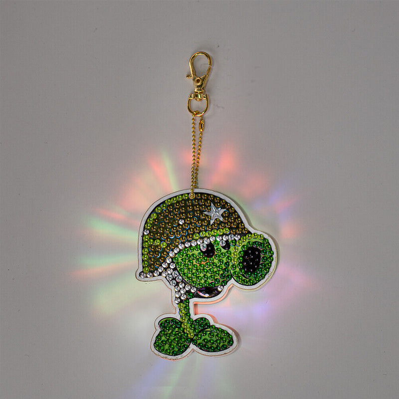 Diamond Painting Keychain DIY Pat Luminous Full Special-shaped Drill Key Ri