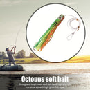 Octopus Squid Fishing Lures Soft Skirt Baits Tuna Trolling Seawater (A)