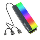COOLMOON CM-M7S Heatsink Radiator Cooler M.2 2280 ARGB SSD Heat Dissipation Pad