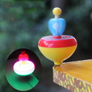 Creative Kids Pull Rope Love Gyroscope Toys Children Lighting Spinning Top