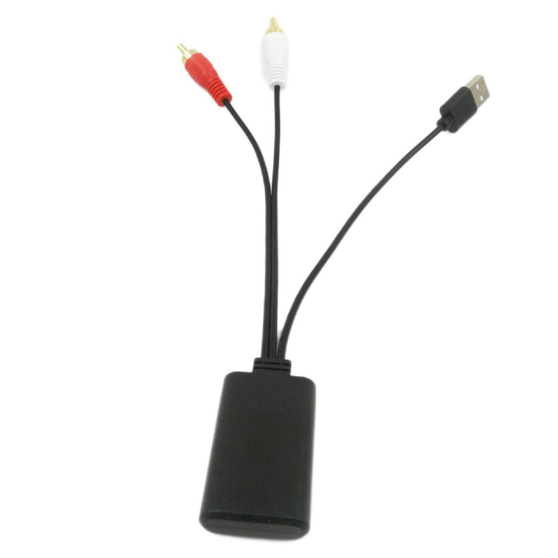 Bluetooth 2RCA AUX Cable Adapter for Phone/Pad/MP3 AUX for Car w/2RCA Interface`