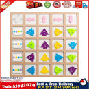 Educational Fish Direction Arrow Match Board Children Color Sensory Puzzle Newly