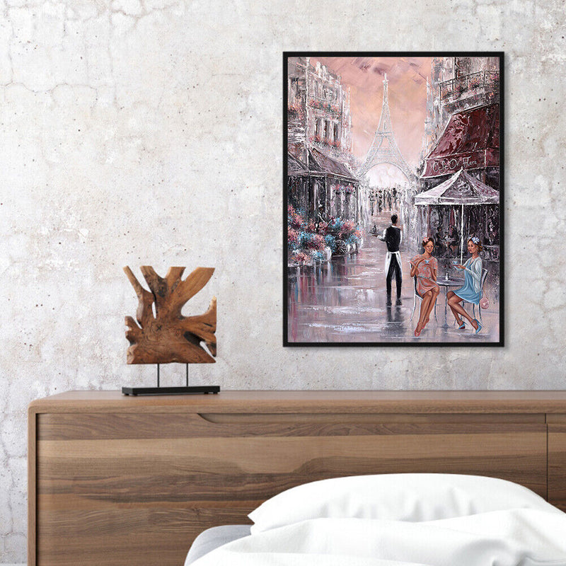 Street Girl Paint By Numbers Kit DIY Frameless Acrylic Picture On Canvas