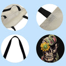 Halloween Printed Shoulder Shopping Bag Casual Large Tote Handbag (40*40cm)