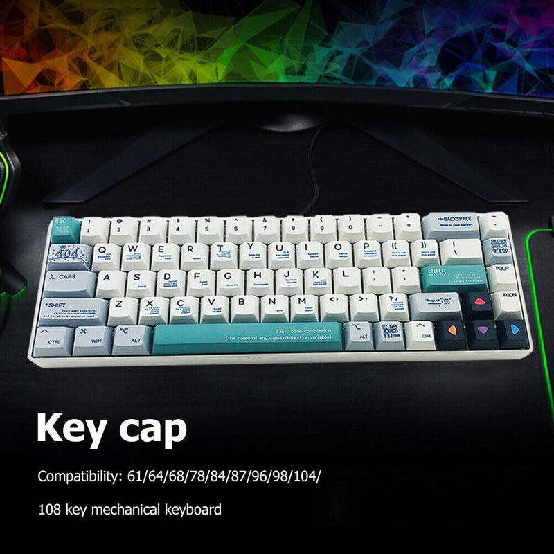 Personality Keycap 127 Keys Keyboard Parts Xda Height Key Cap for Game Supplies