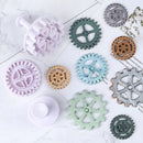 3Pcs/Set Sugarcraft Plunger Gear Shape Cake Tools Fondant Cutter Baking Mold