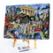 Old Buildings Oil Paint By Numbers Kits DIY Handpainted on Canvas Wall Art