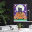 5D DIY Special Shaped Diamond Painting Pumpkin Cat Embroidery Mosaic Kits