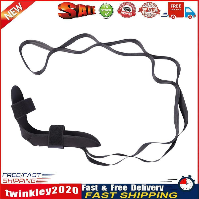 Yoga Leg Stretcher Strap for Ballet Gym Flexibility Stretch Belt (Black) Newly