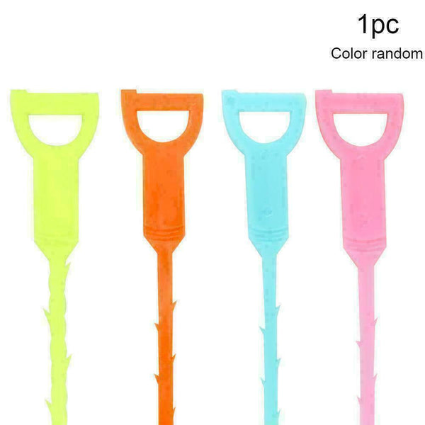 1xSewer Cleaning Brush Home Toilet Sink Tub Bendable C8B8 DIY Hair Pipe X3D5