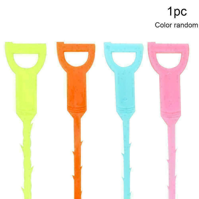 1xSewer Cleaning Brush Home Toilet Sink Tub Bendable C8B8 DIY Hair Pipe X3D5