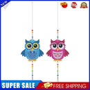 2pcs Crystal Light Catcher Diamond Painting Owl Hanging Decor (GSKY2002)