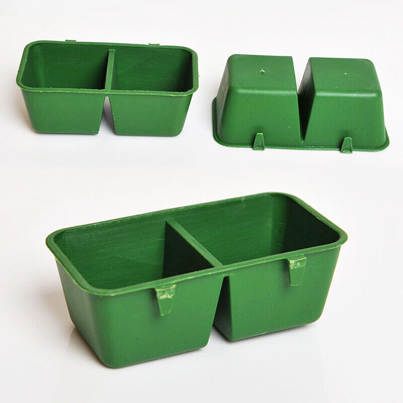 1PC Bird Parrot Food Water Plastic Bowl Cups Pigeons Cage Sand Cup Feeding Tool