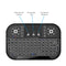 Ergonomic 2.4G Air Mouse Touchpad Backlit Wireless Keyboard with USB Receiver