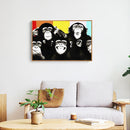 Painting By Numbers DIY Gorilla Animal Wall Picture Hand Painted Handwork Craft