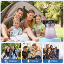 Motivational Water Bottle Portable Big Belly Bottle with Handle & Strap for Kid