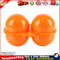 2 Grids Egg Storage Box Camping Picnic Hiking Carrier Egg Holder (Orange) Newly