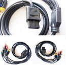 For CRT Monitor Game Console RGB/RGBS Audio Video Cord Cable is multifunctional