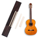 Rosewood Guitar Bridge+ Cattle Bone Guitar Nut+ Saddle for Classic Guitar