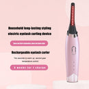 Electric Heated Eyelash Curler Applicator Long Lasting Eye Lash Curling Sup