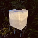 Solar Lantern Tassel LED Waterproof Hanging Chandelier Garden Decor (2pcs)