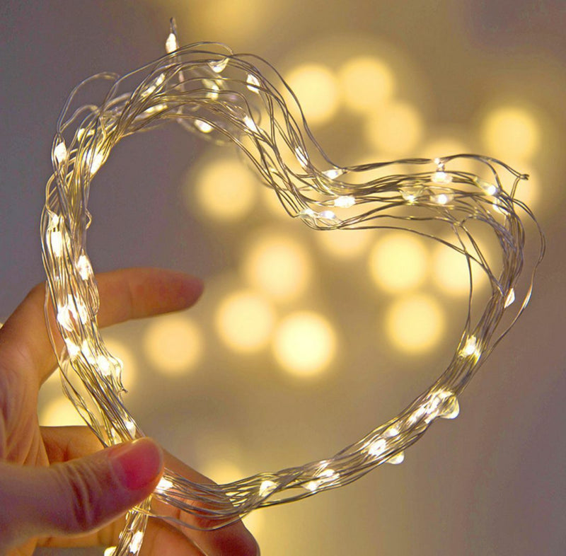 Year Christmas Fairy LED Decorative Light Outdoor String Lights Garland Lamp